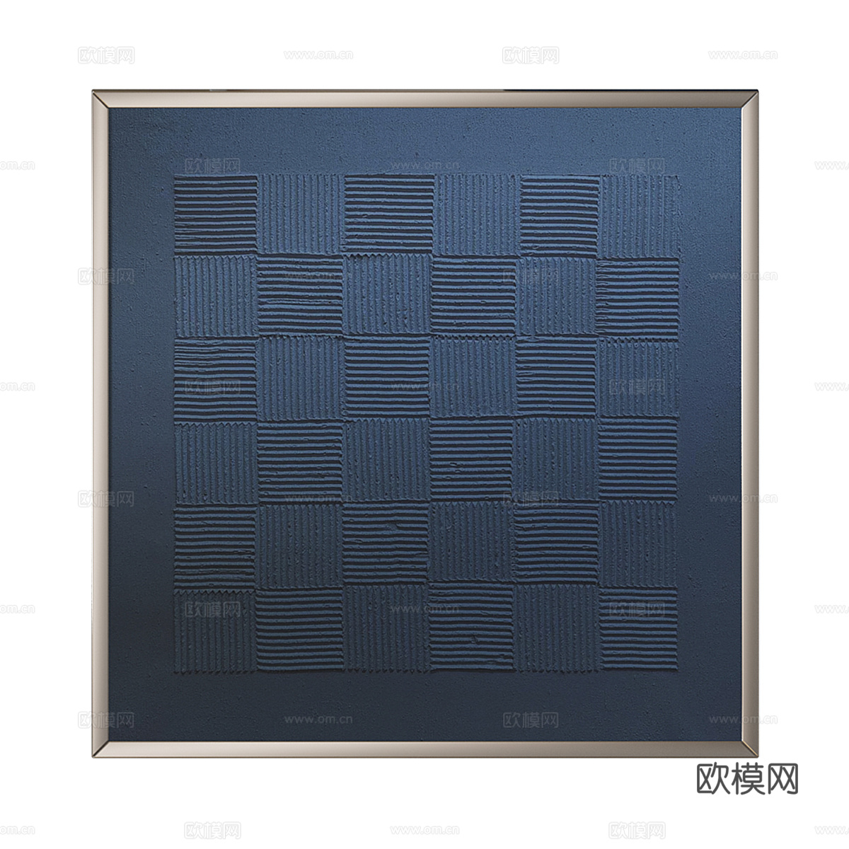 新中式轻奢装饰挂画3d模型