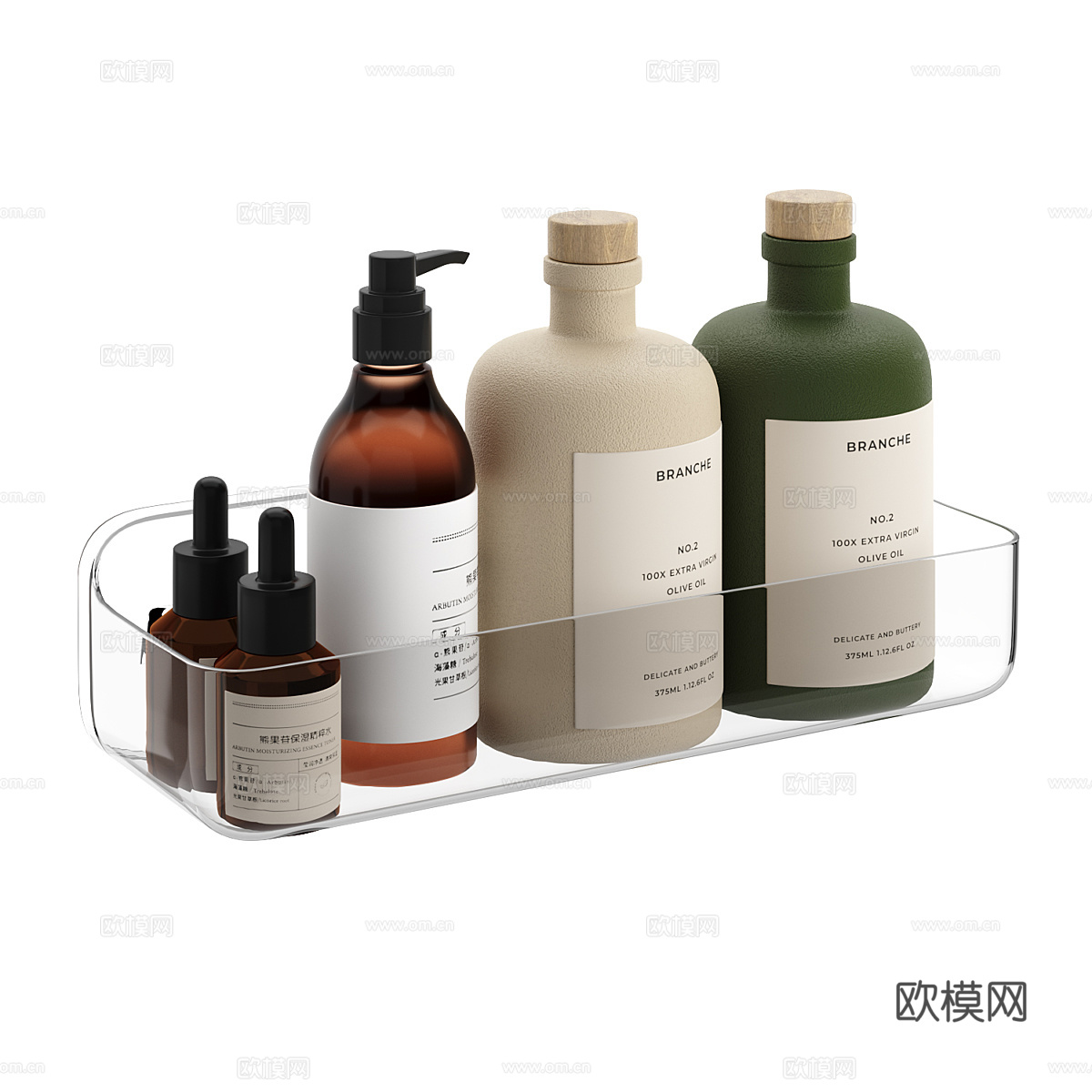 现代简约洗涤用品3d模型