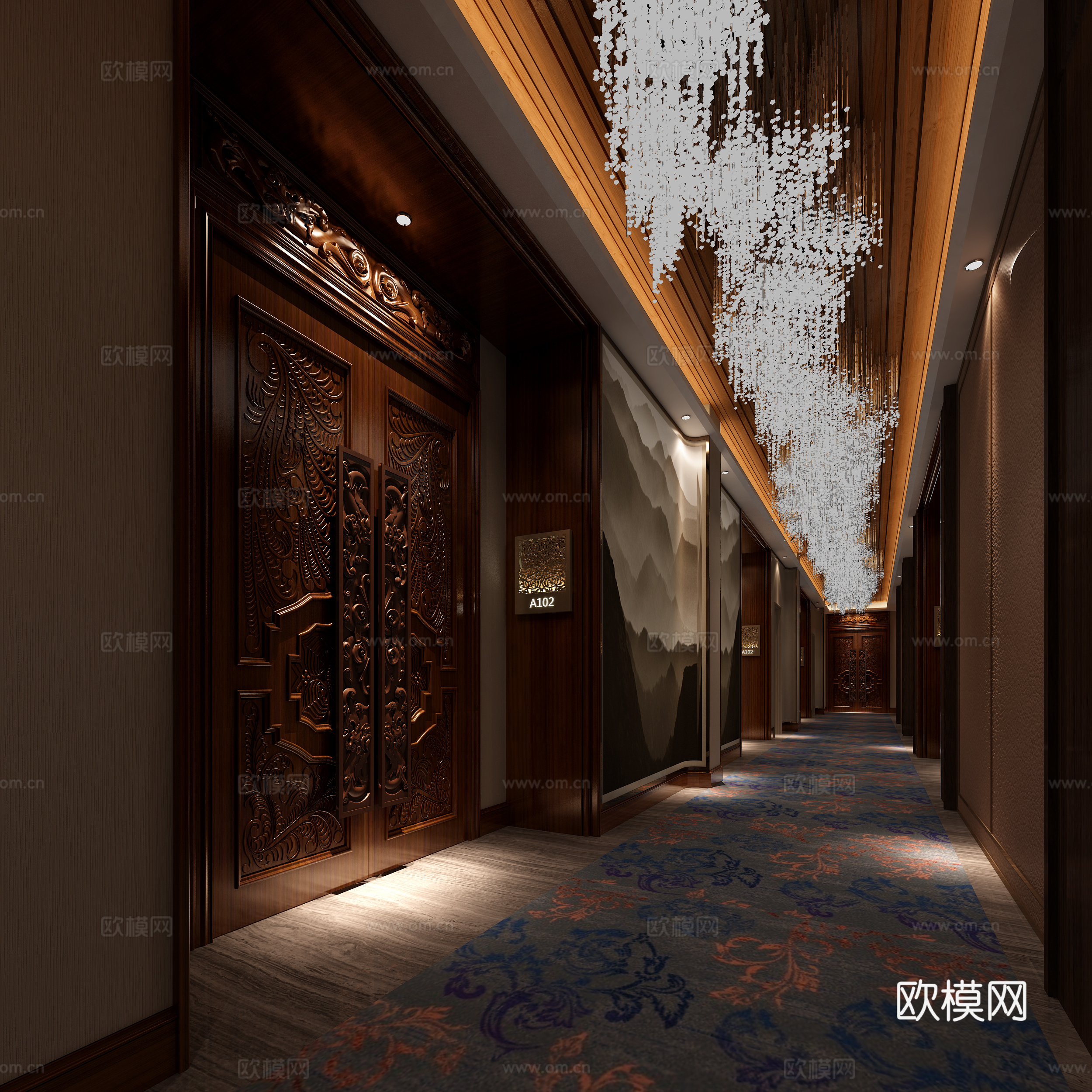 走廊3d模型