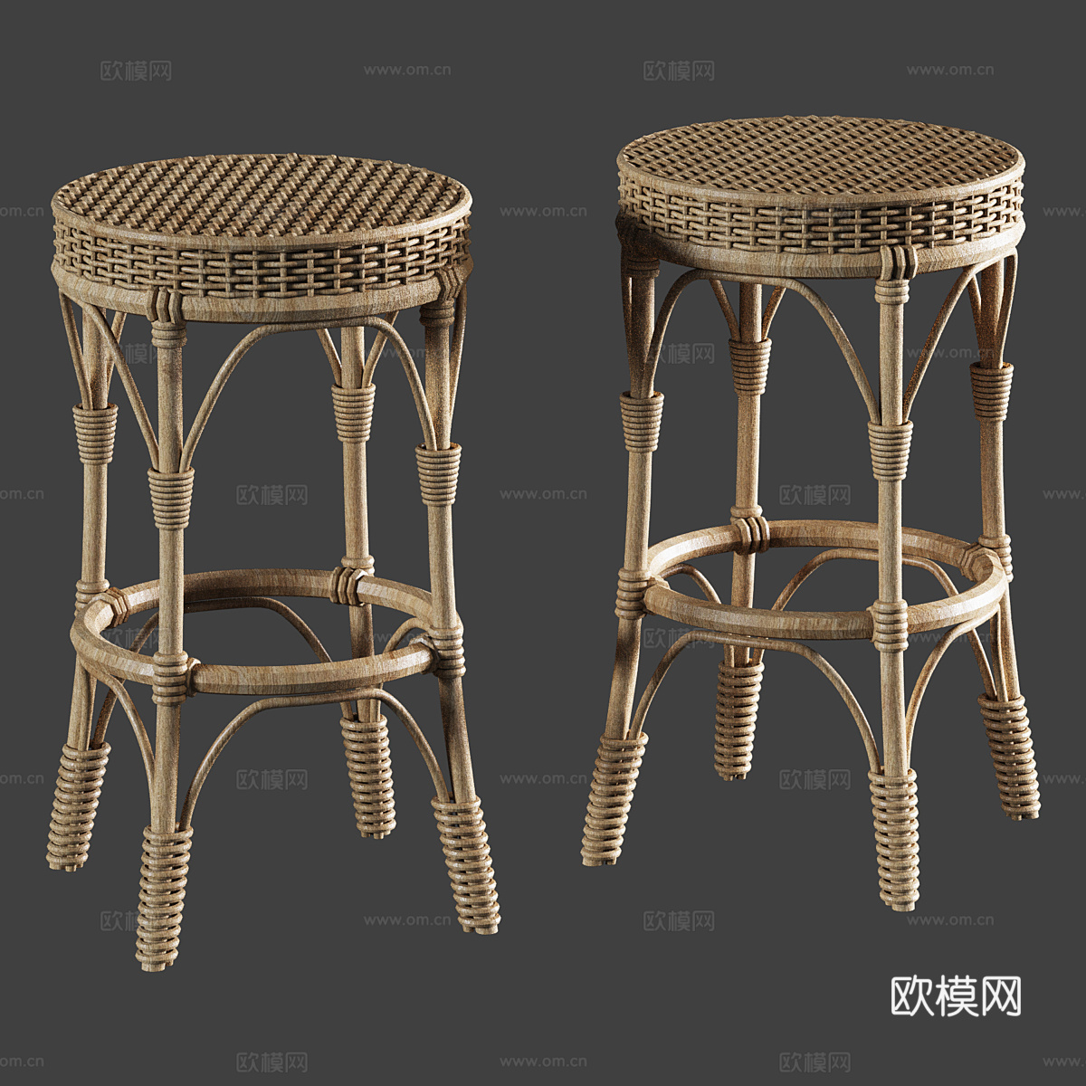 吧凳免费3d模型