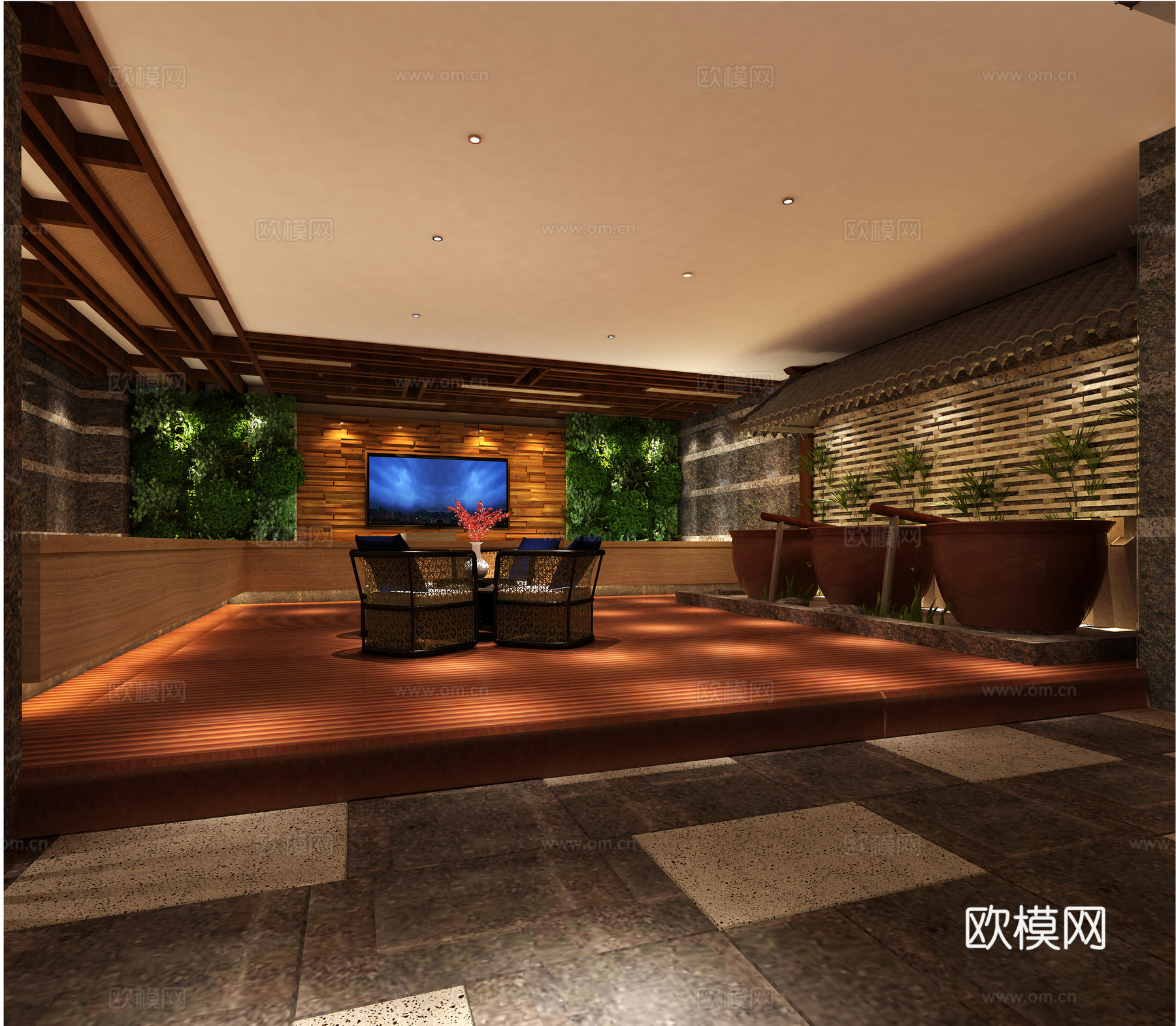 浴区3d模型