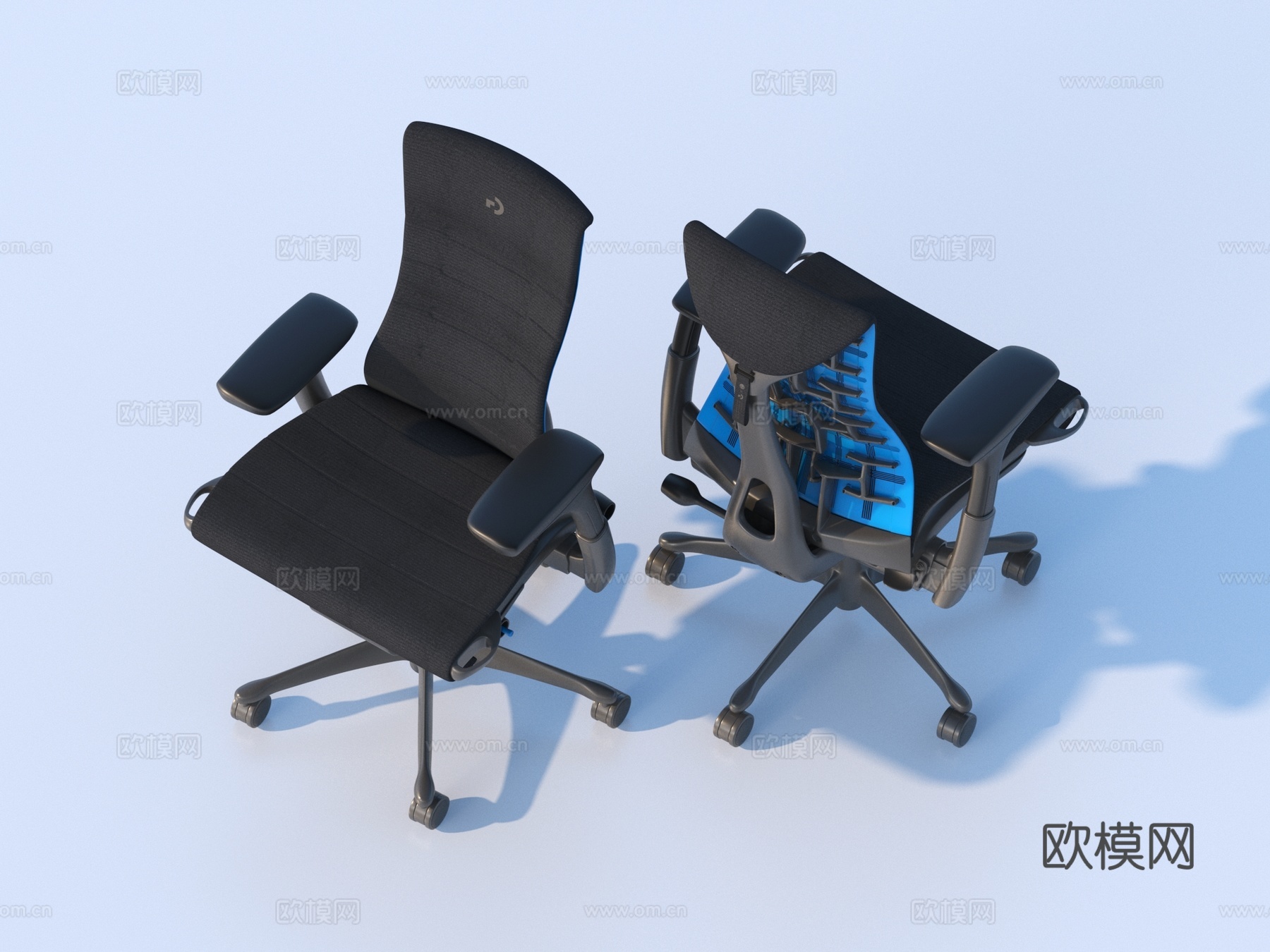 办公椅 电竞椅 椅子 转椅 老板椅3d模型