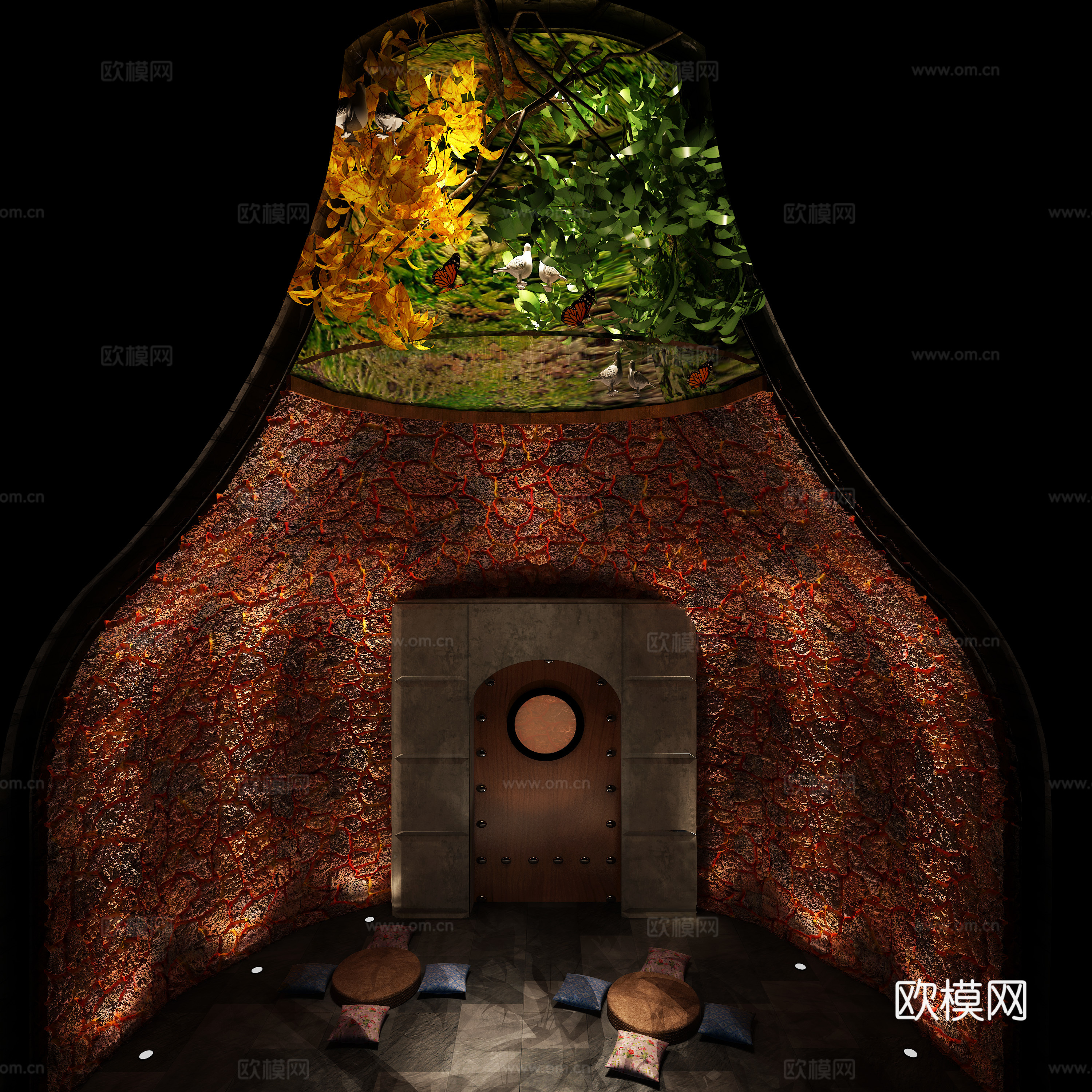高温房3d模型
