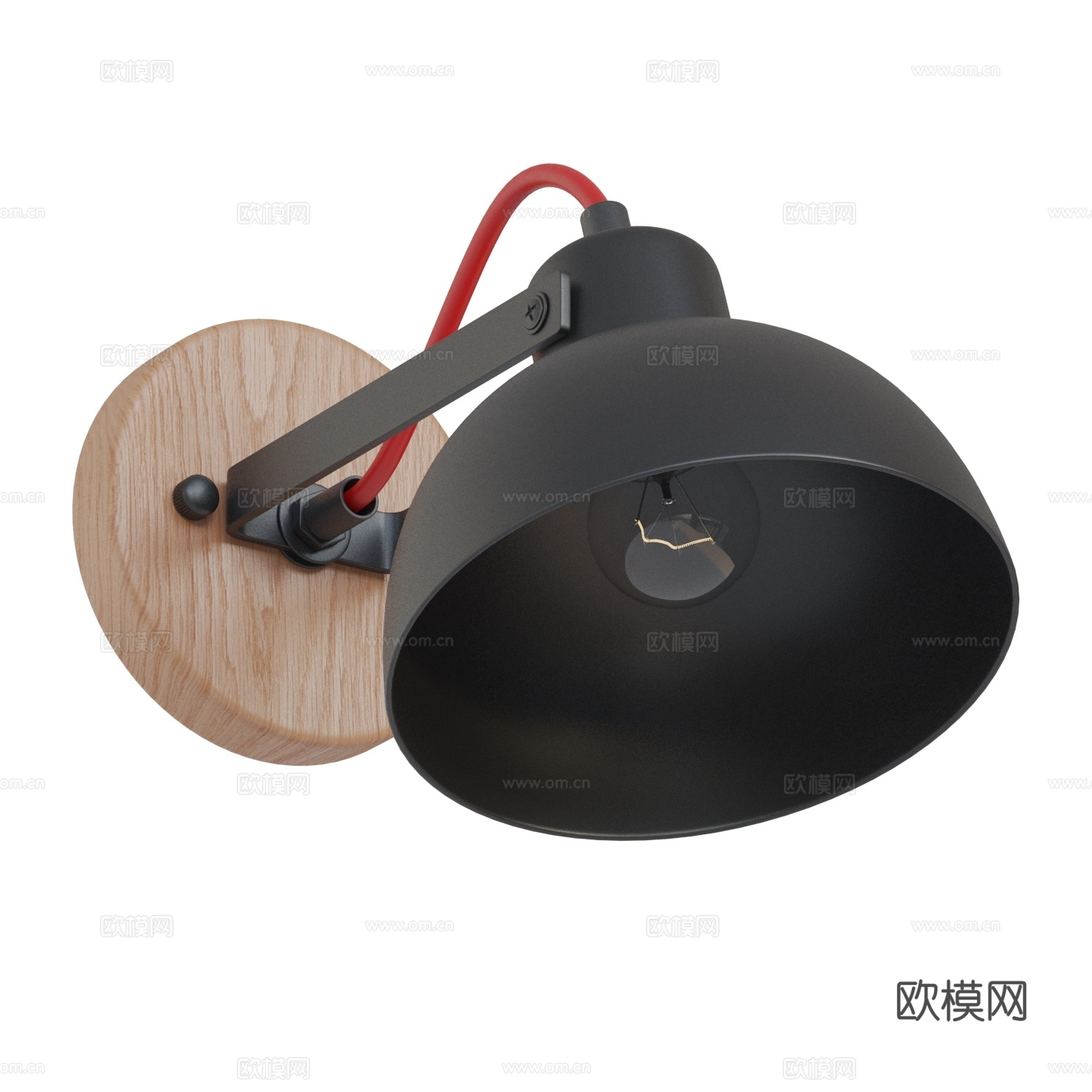 现代北欧装饰壁灯3d模型