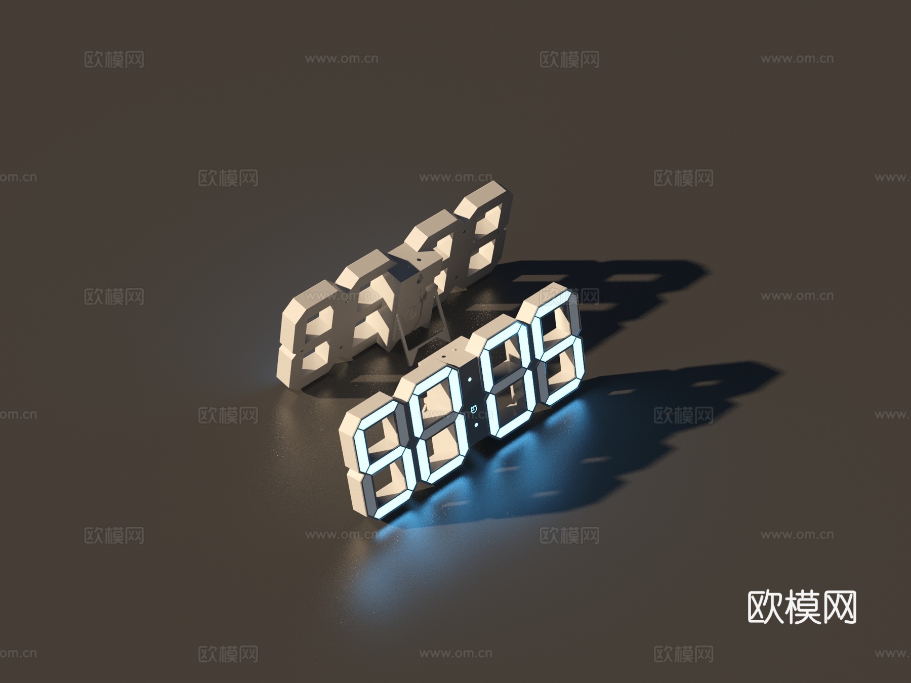 电子灯光 数字灯光3d模型
