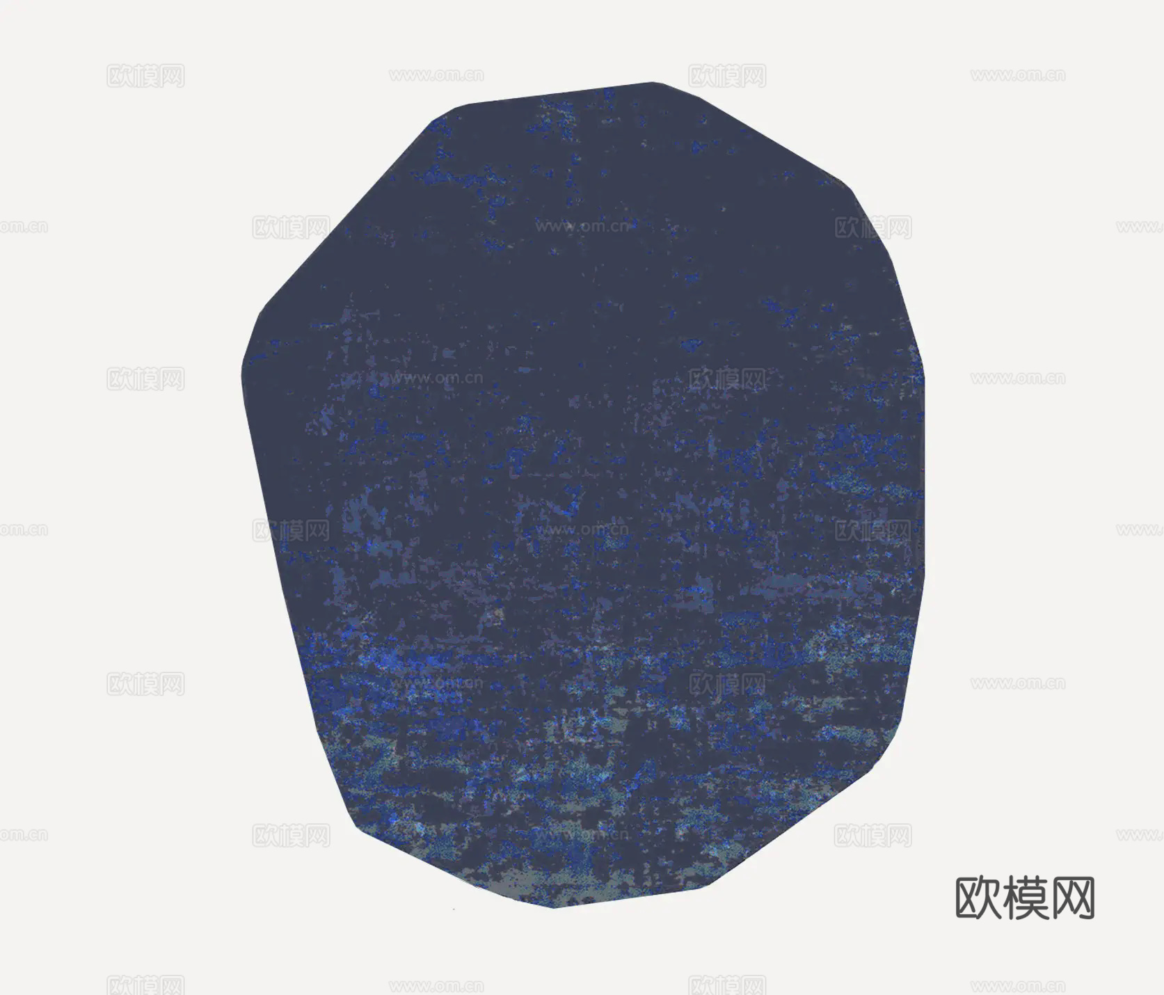 蓝色地毯