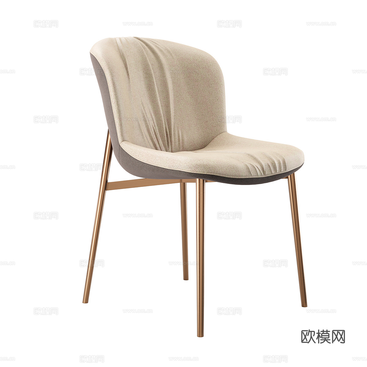 现代简约单人椅子 椅子 简约椅子 休闲椅子 凳子  餐厅椅子3d模型