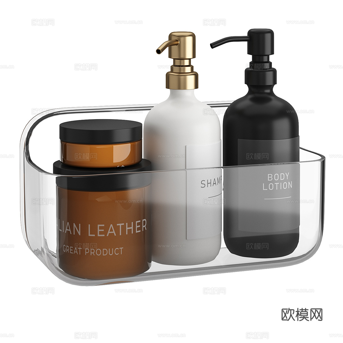 现代简约洗涤用品 洗涤  洗头膏3d模型