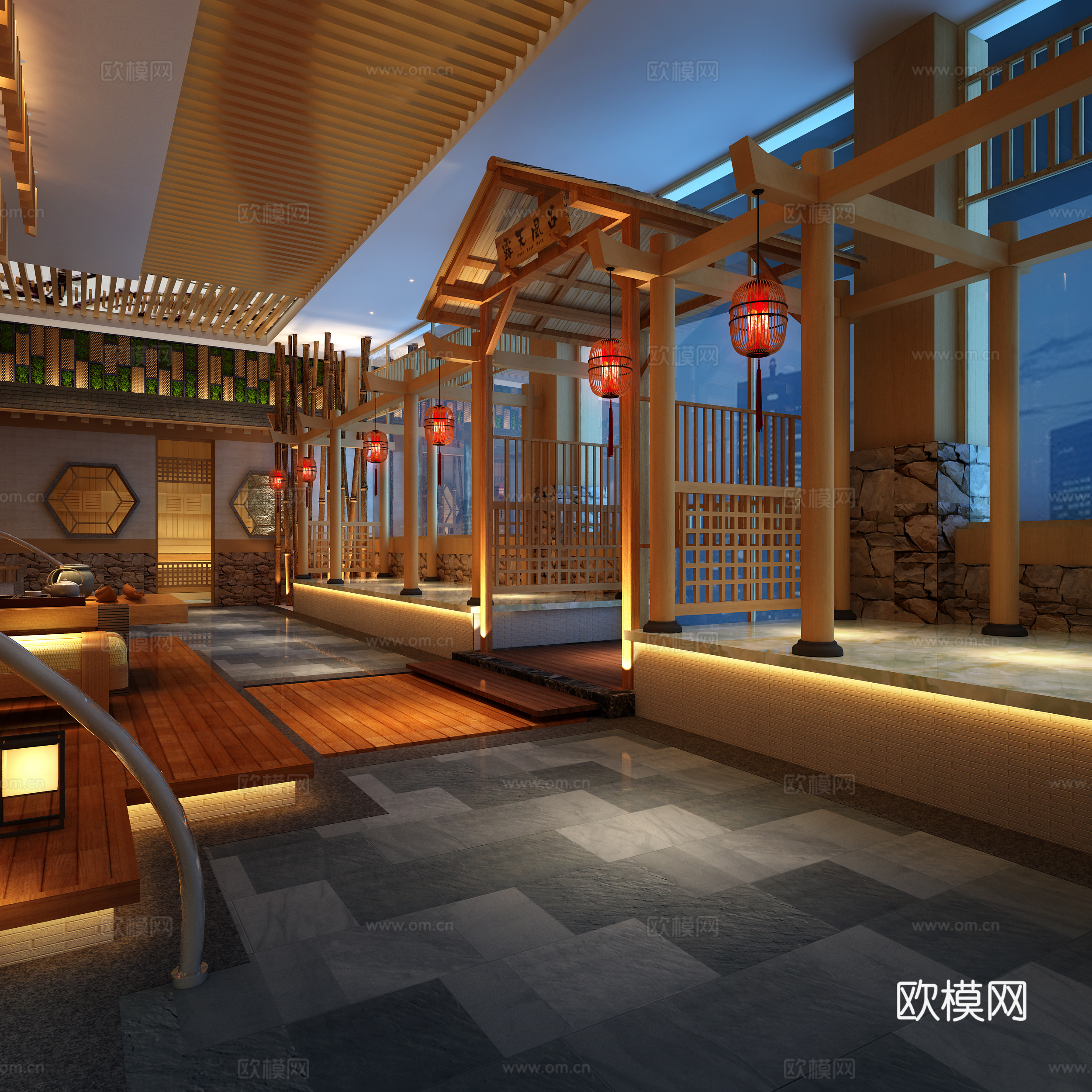 浴区3d模型