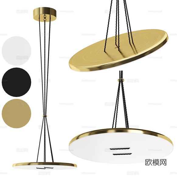 現(xiàn)代輕奢紐扣裝飾吊燈3d模型下載