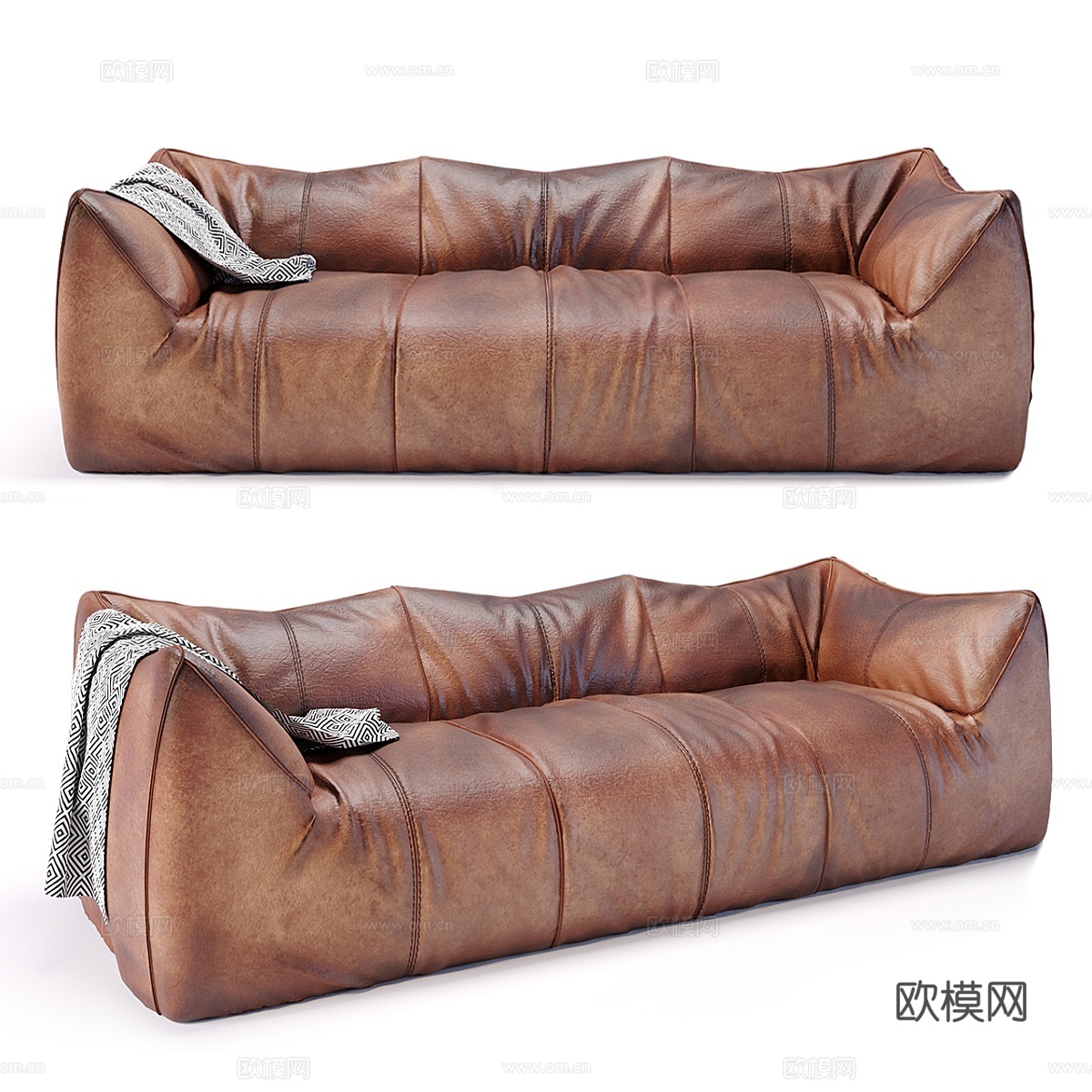 B&amp;BItalia现代沙发su模型