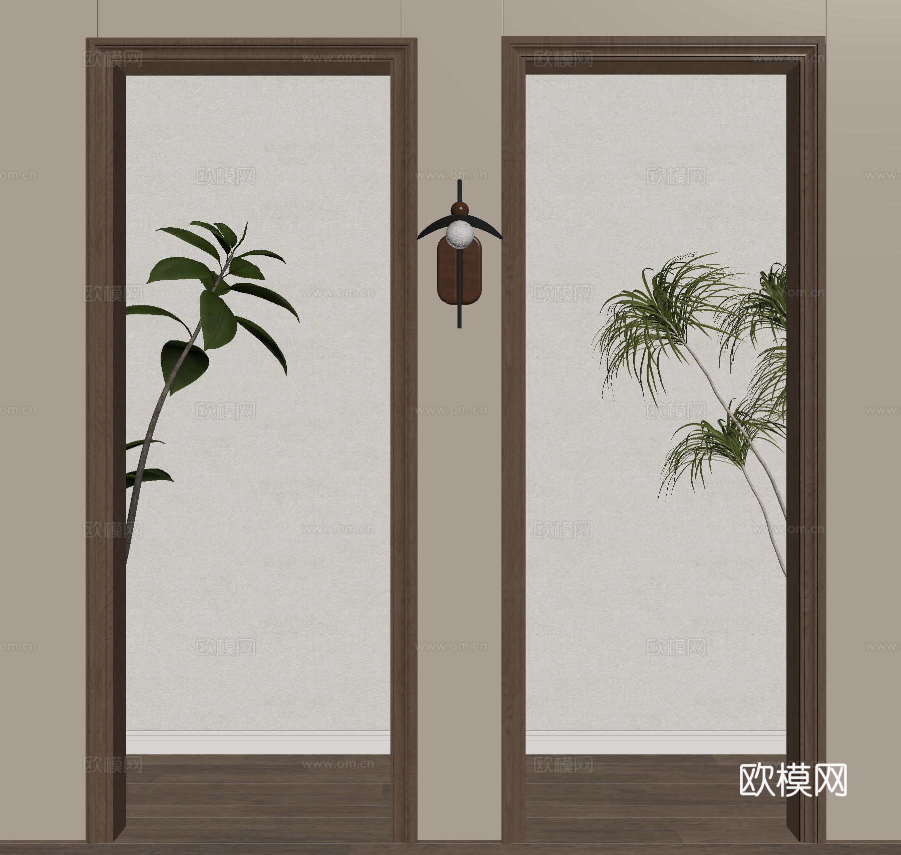 门套 门框 垭口su模型