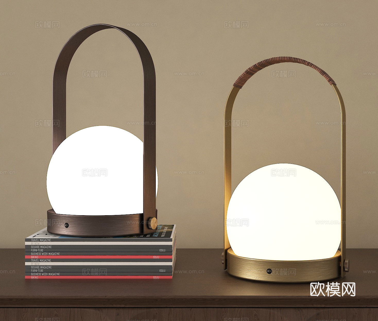 台灯 桌面灯 床头灯 阅读灯 造型灯 灯球3d模型