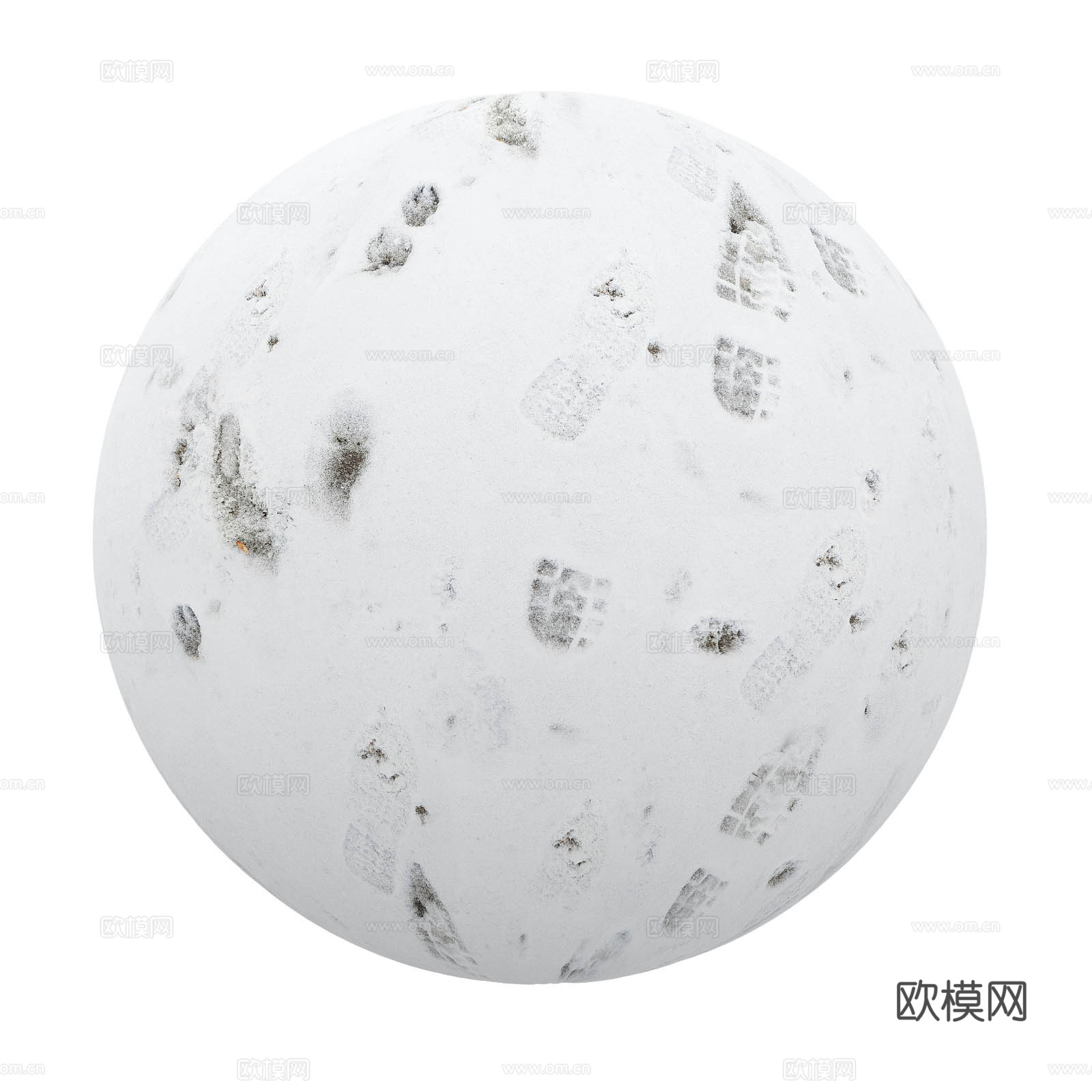 雪地脚印贴图纹理