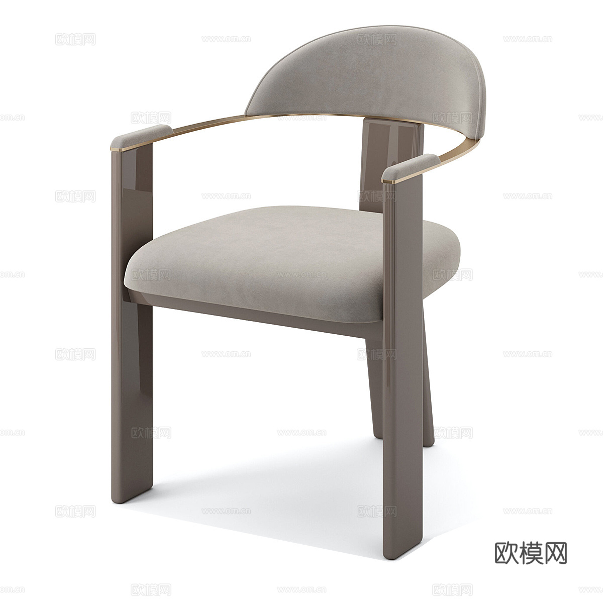 北欧简约单人椅子 椅子 简约单人椅子 餐厅椅子3d模型