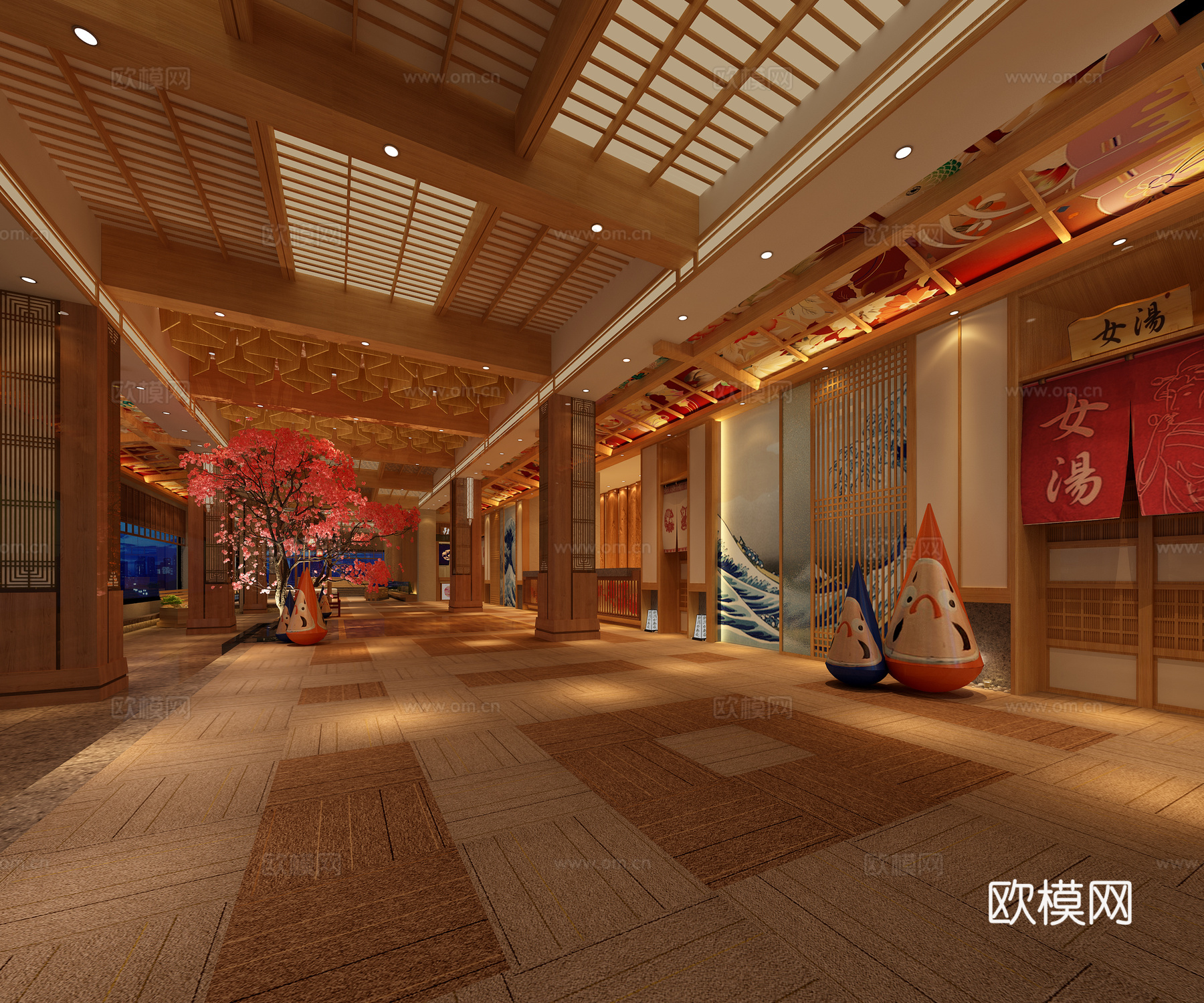 大堂3d模型