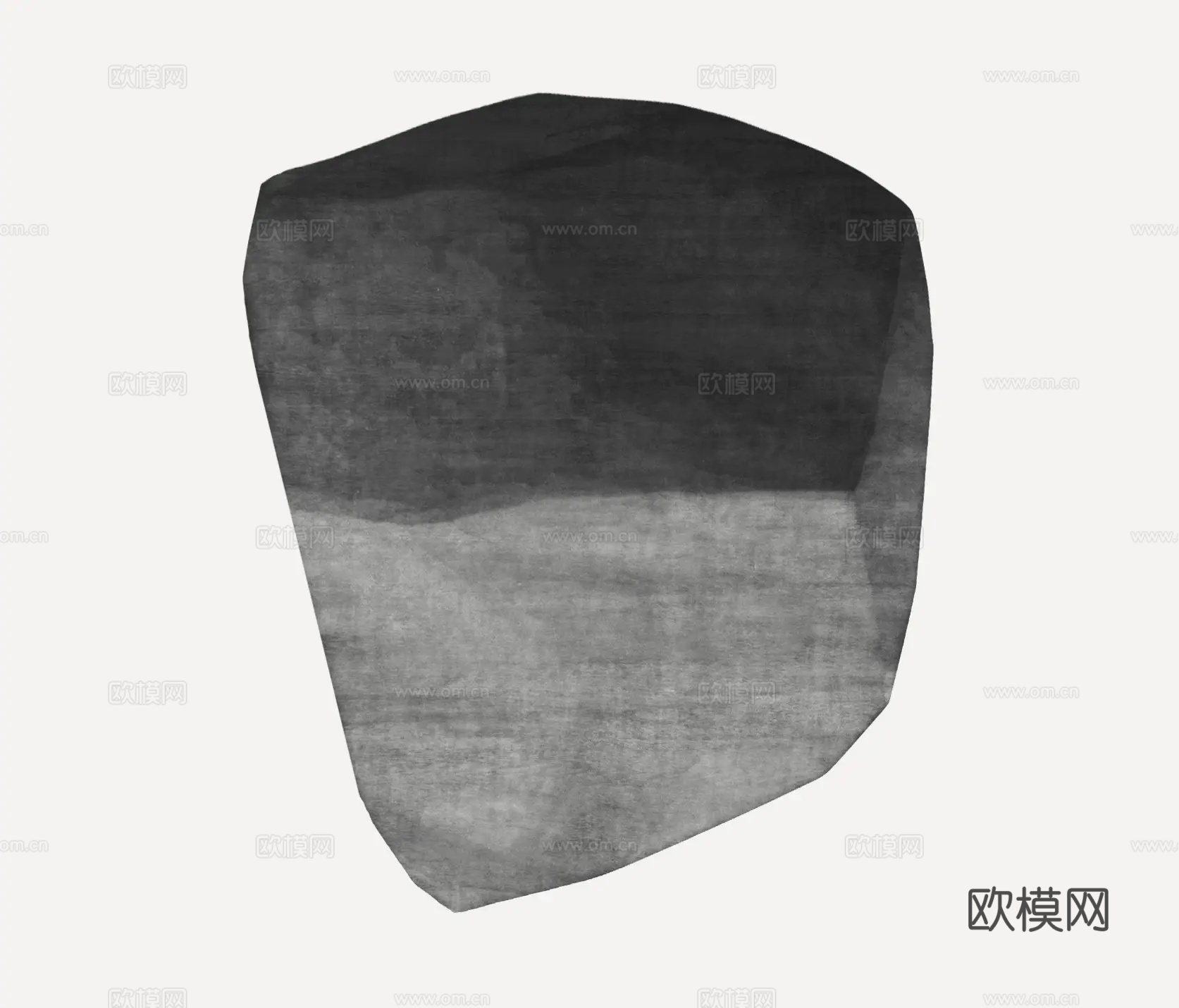 灰色几何地毯