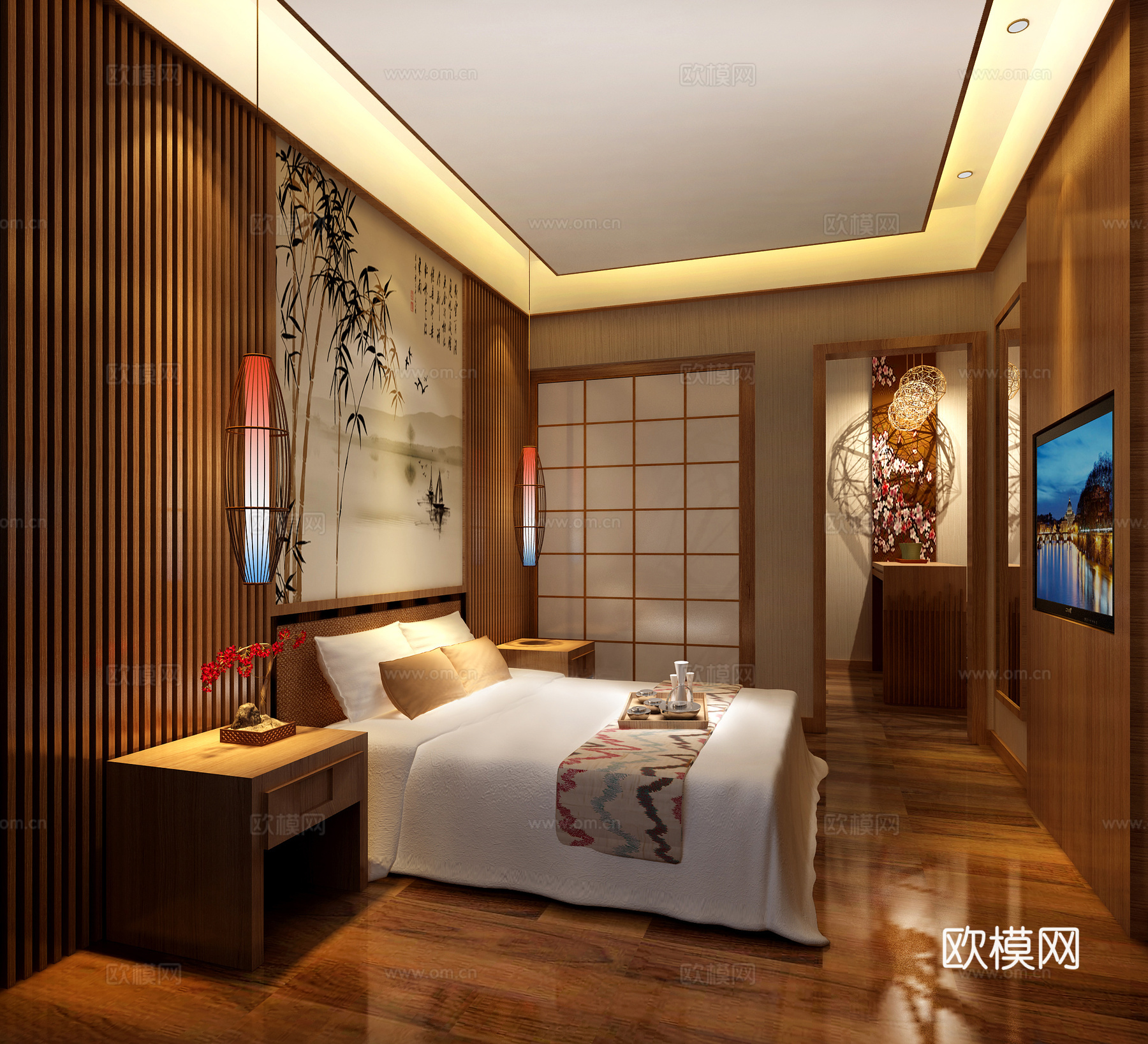 套房3d模型
