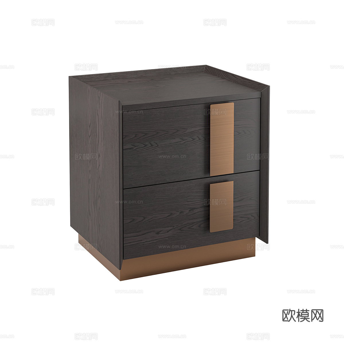 北欧简约轻奢床头柜 床头柜 简约床头柜  矮柜3d模型
