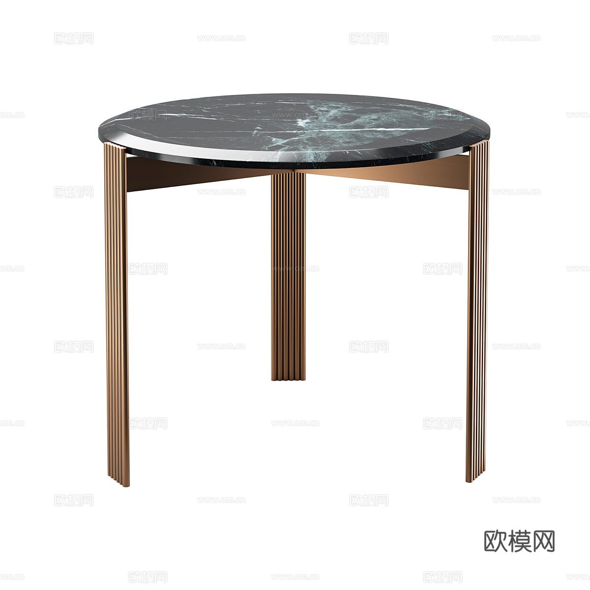 现代简约轻奢茶几 茶几 简约茶几 圆形茶几3d模型