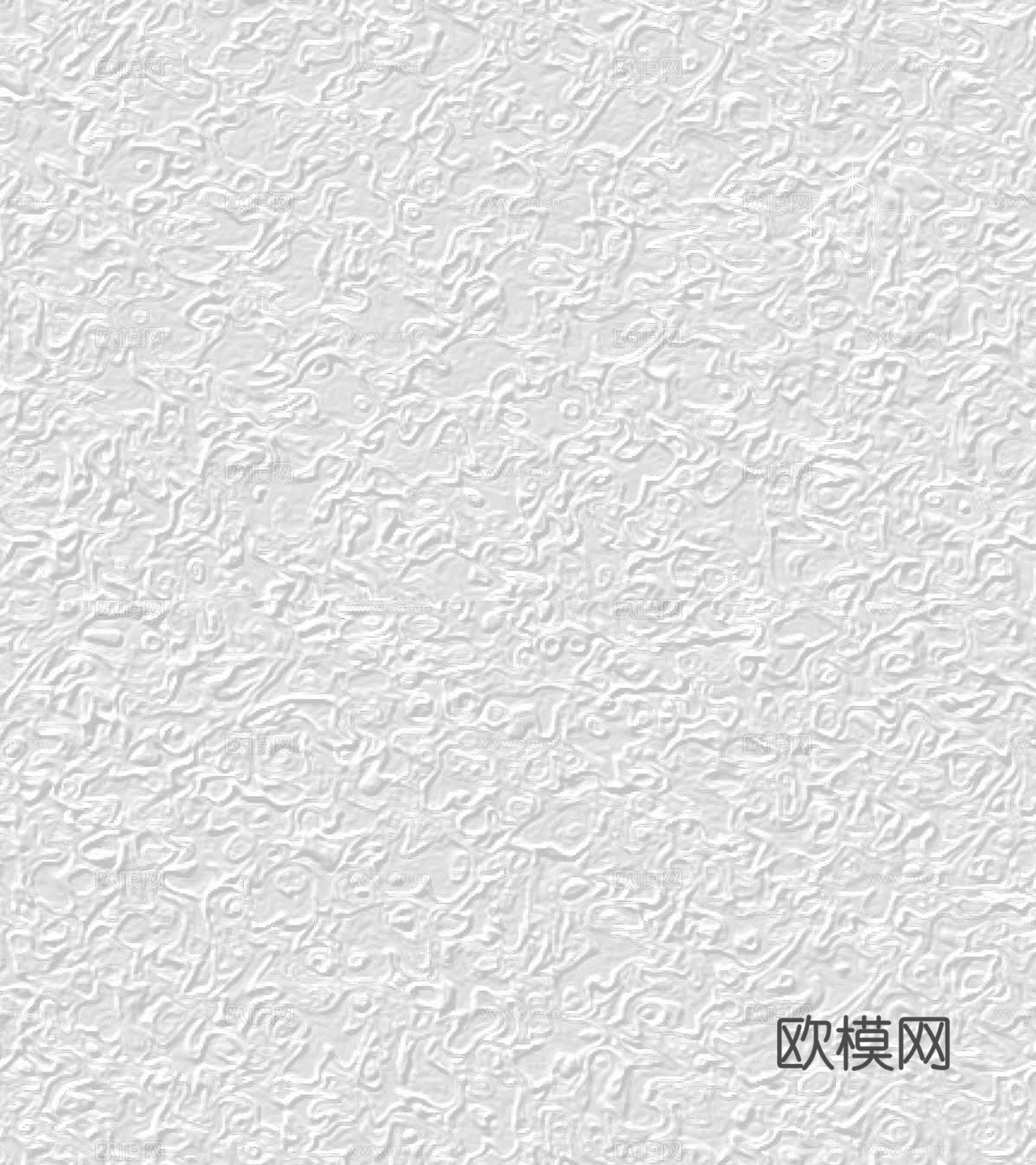 无缝凹凸墙面