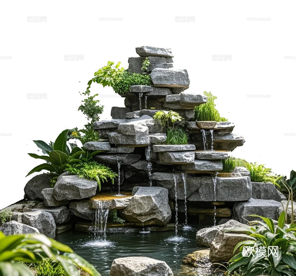 假山鱼池