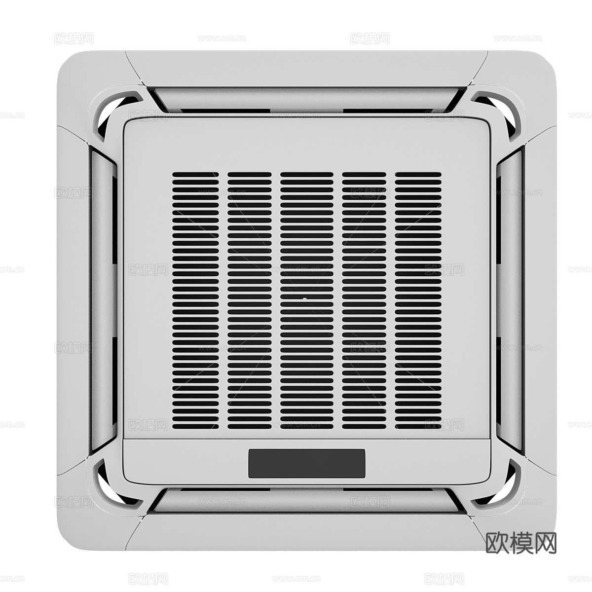 美的空调3d模型