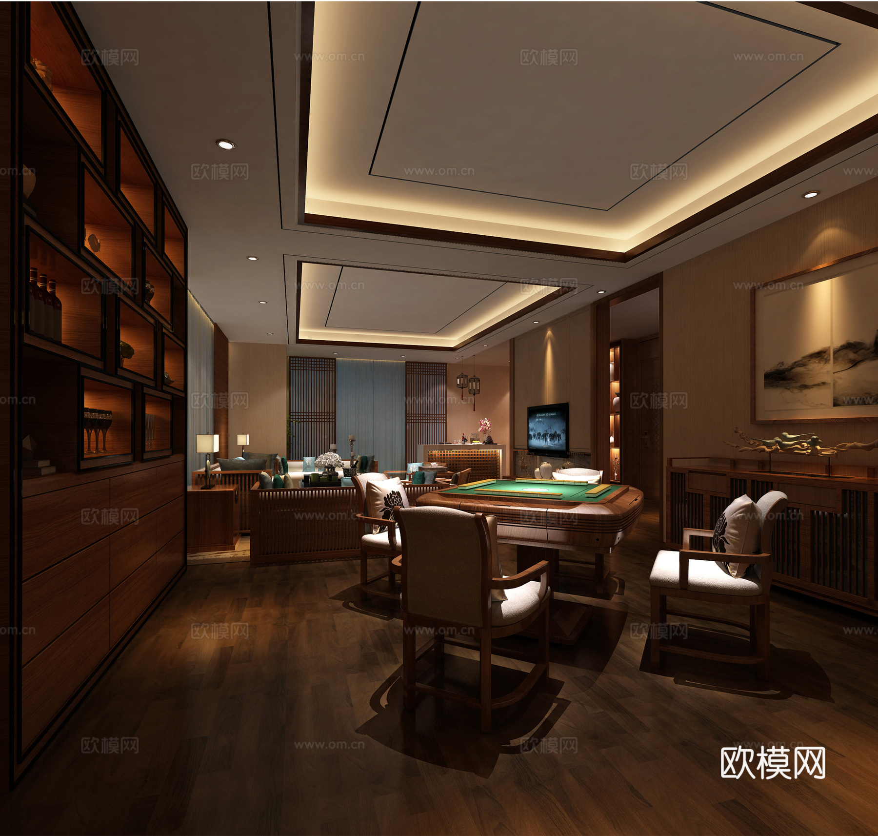 会客厅3d模型
