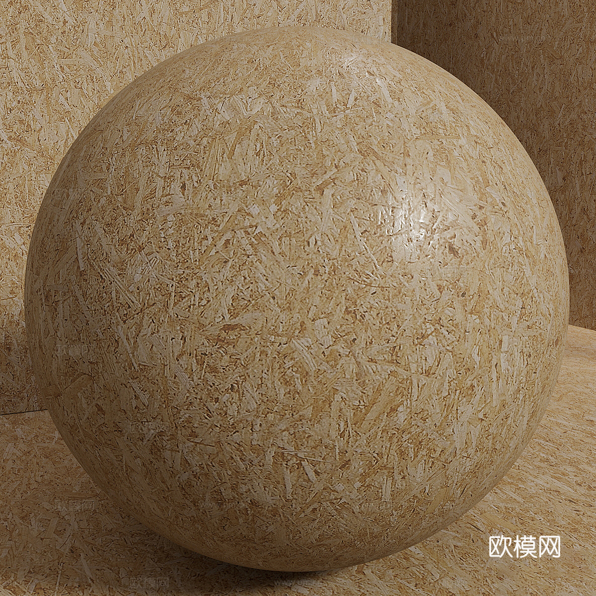 板材 刨花板 胶合板 大芯板3d模型