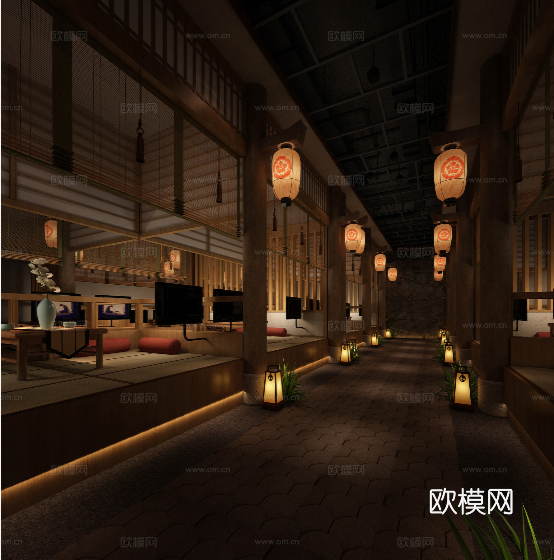 休息区3d模型