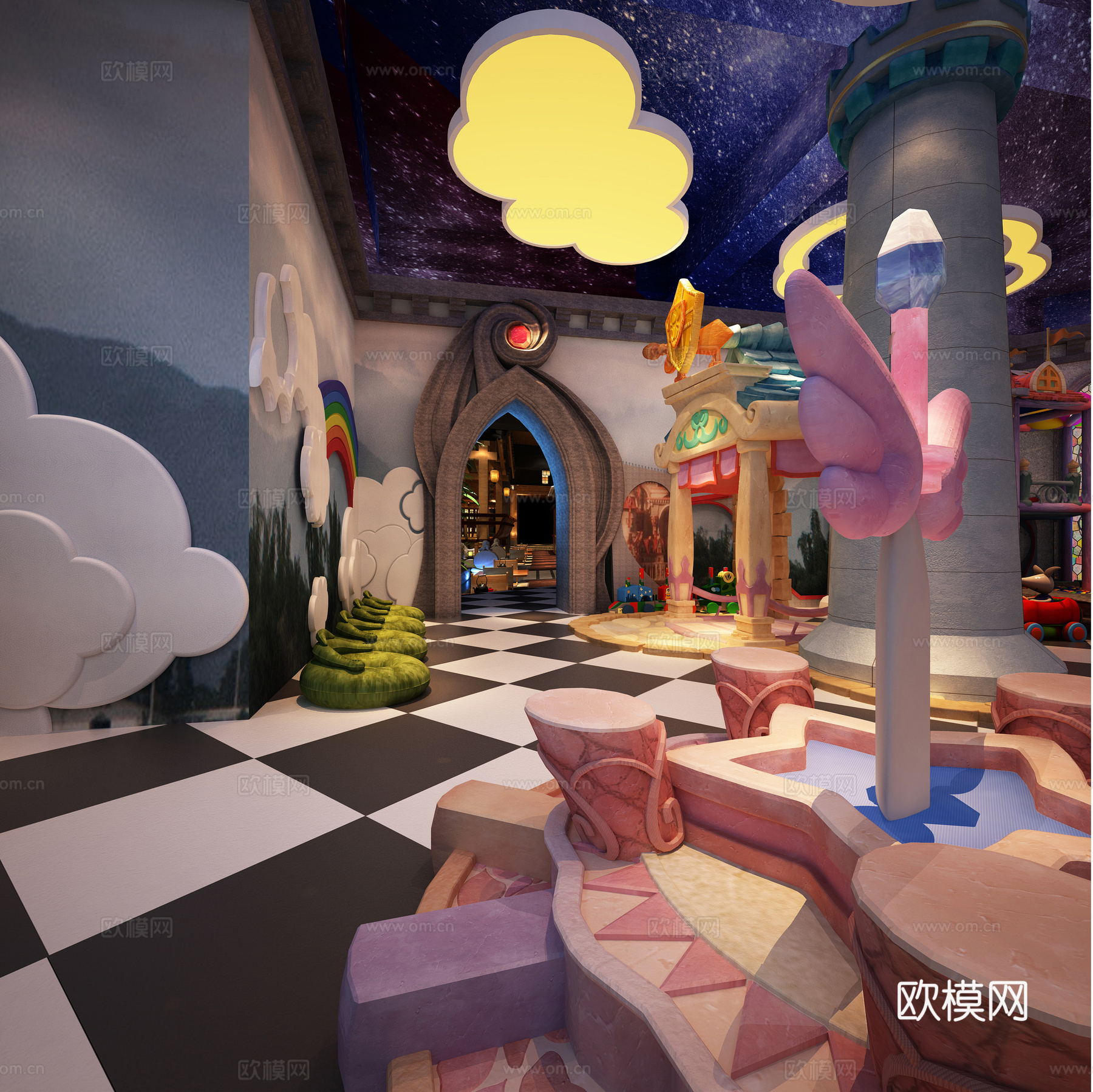 淘气堡3d模型