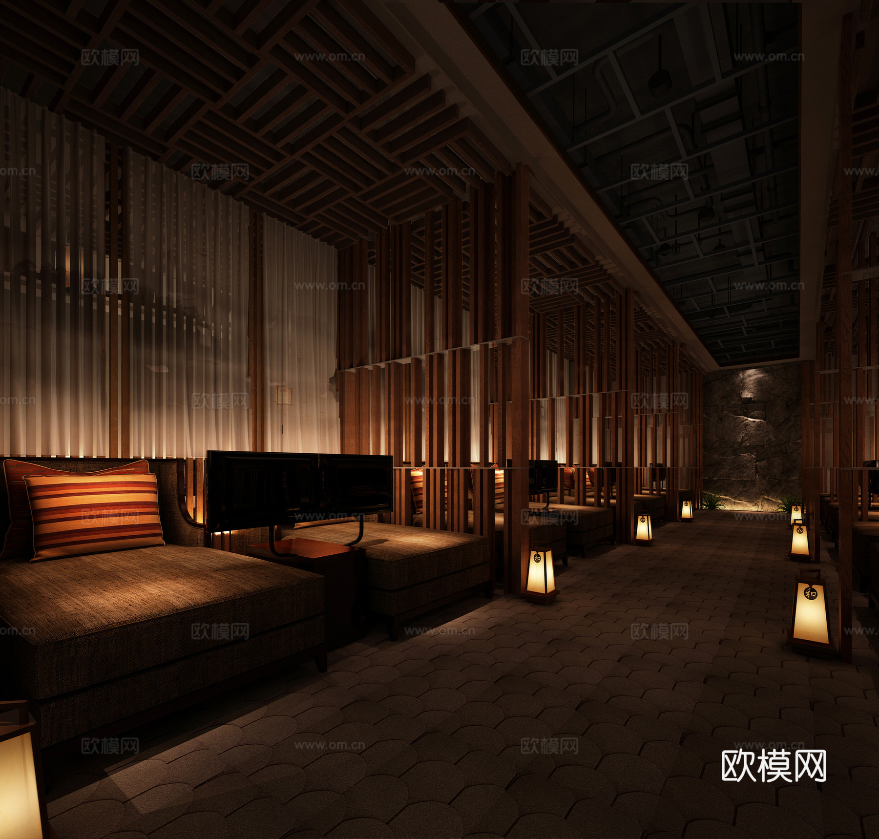 休息区3d模型