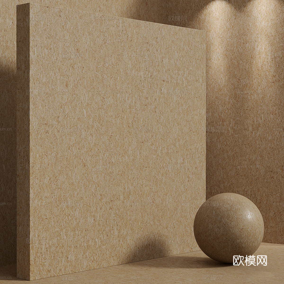 板材 刨花板 胶合板 大芯板3d模型