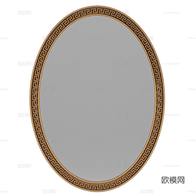 镜子 装饰镜3d模型