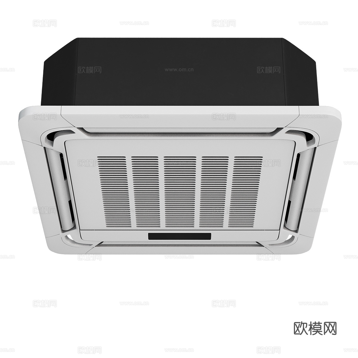 美的空调3d模型