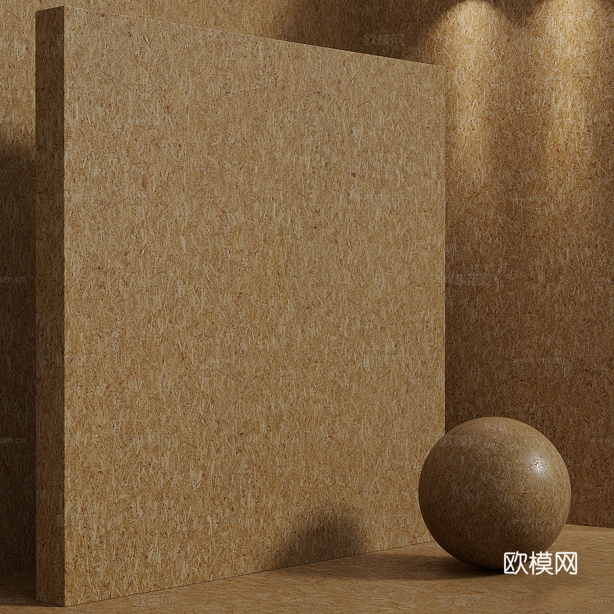 板材 刨花板 胶合板 大芯板3d模型