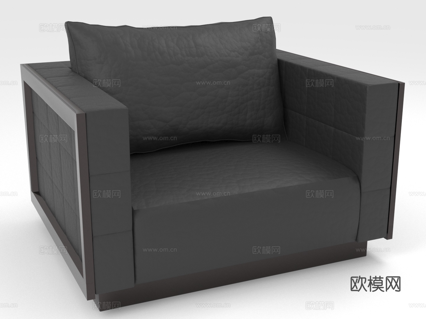 扶手椅 单人沙发 沙发椅 休闲椅3d模型