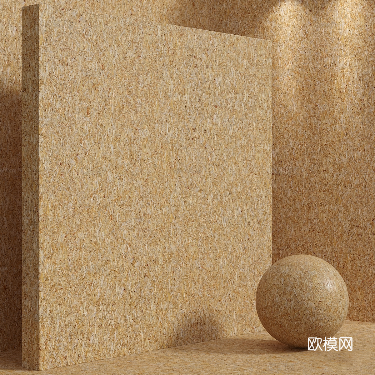 板材 刨花板 胶合板 大芯板3d模型