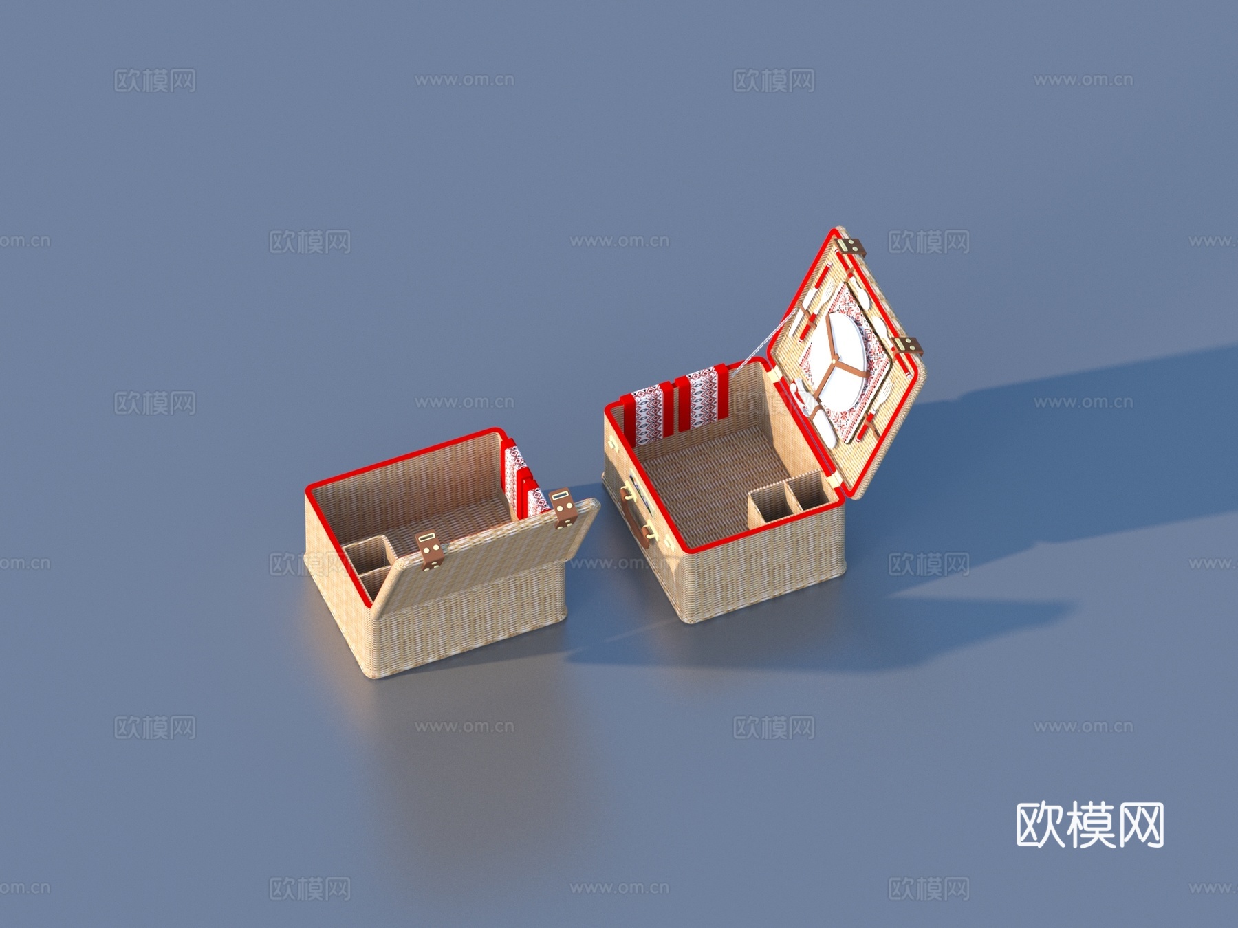 箱子 收纳箱3d模型