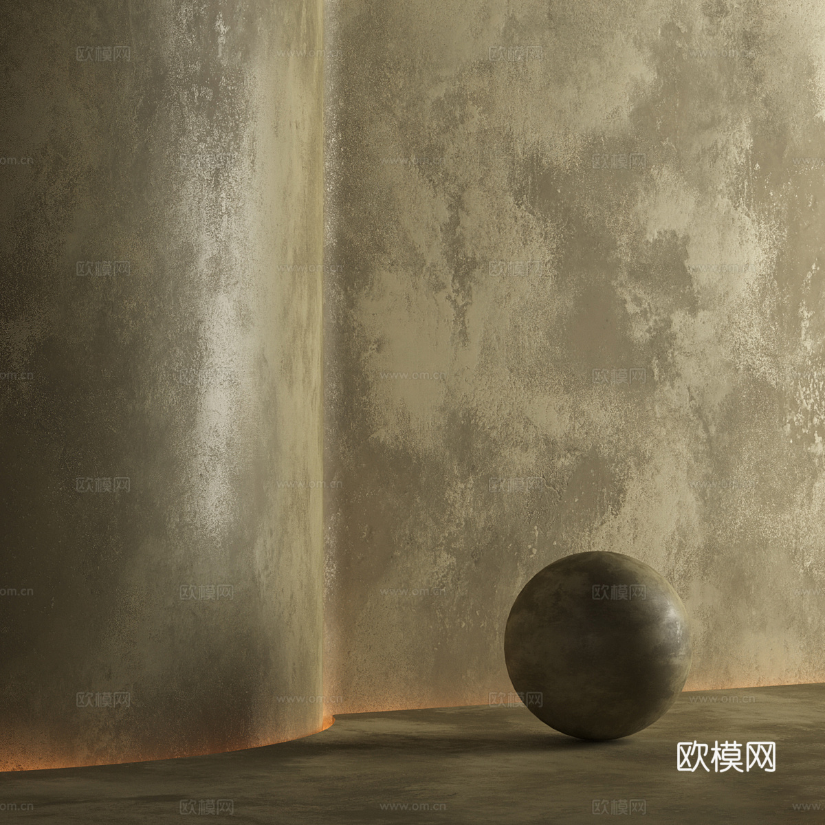 现代涂料 艺术漆 微水泥3d模型