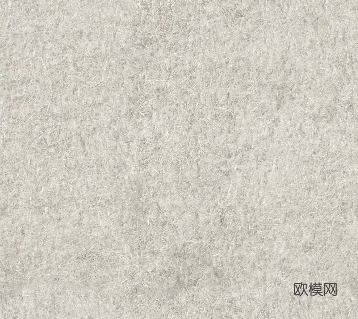 白色毛绒地毯