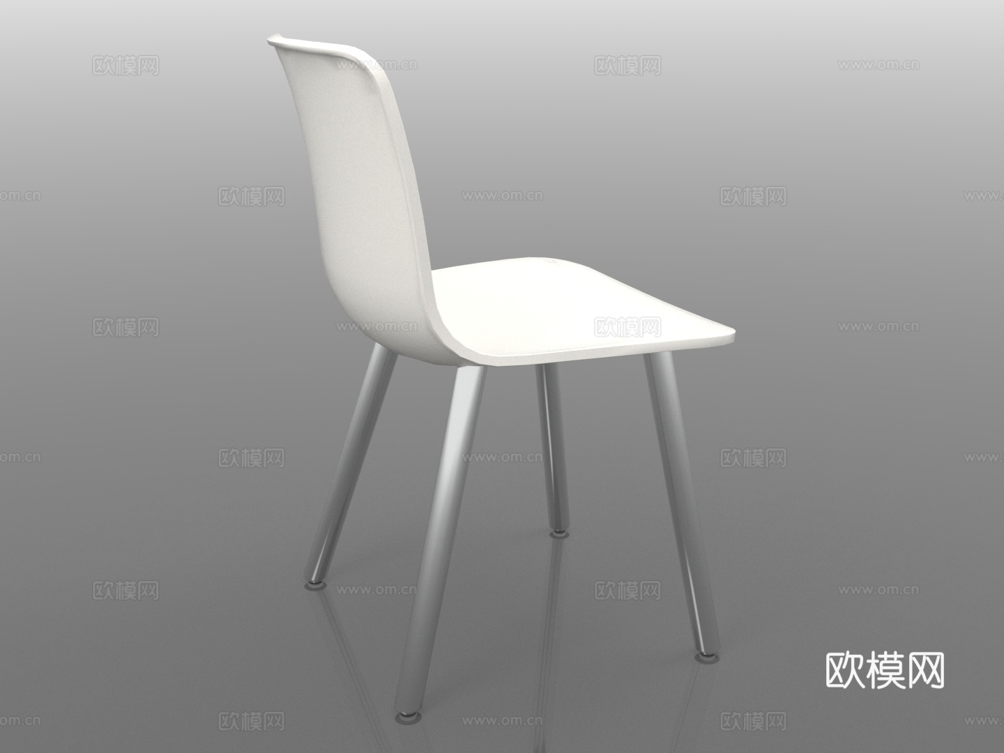 餐椅 塑料椅 现代椅 椅子 座椅3d模型