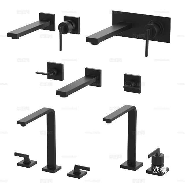 现代水龙头 水龙头3d模型