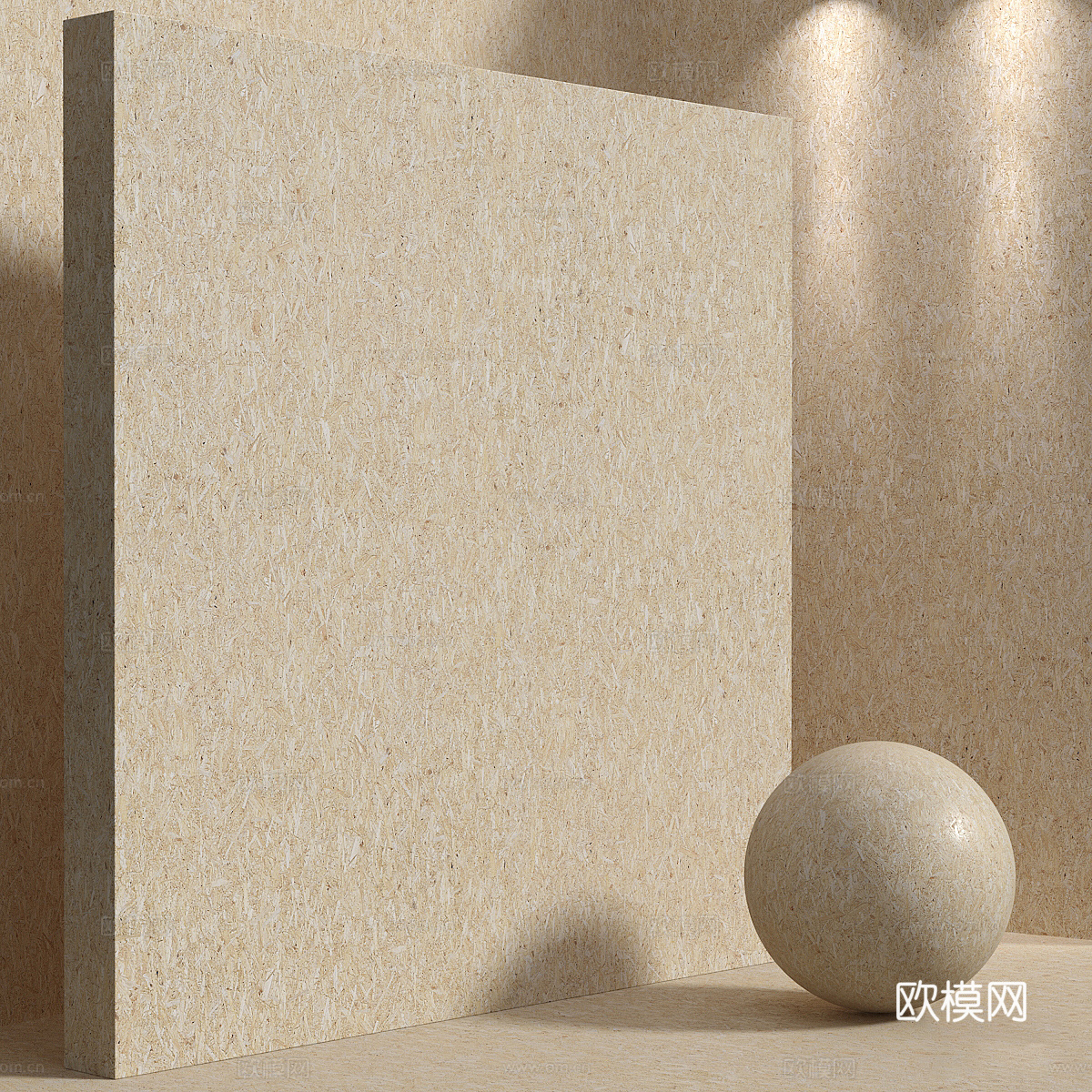 板材 刨花板 胶合板 大芯板3d模型