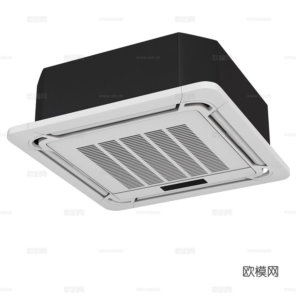 美的空调3d模型