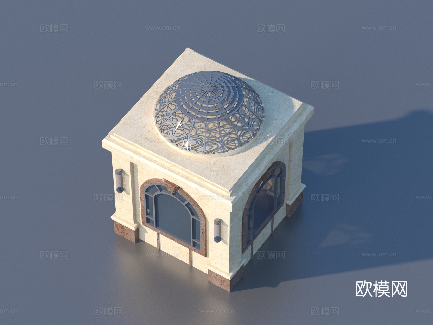 岗亭 门卫 保安亭 建筑3d模型