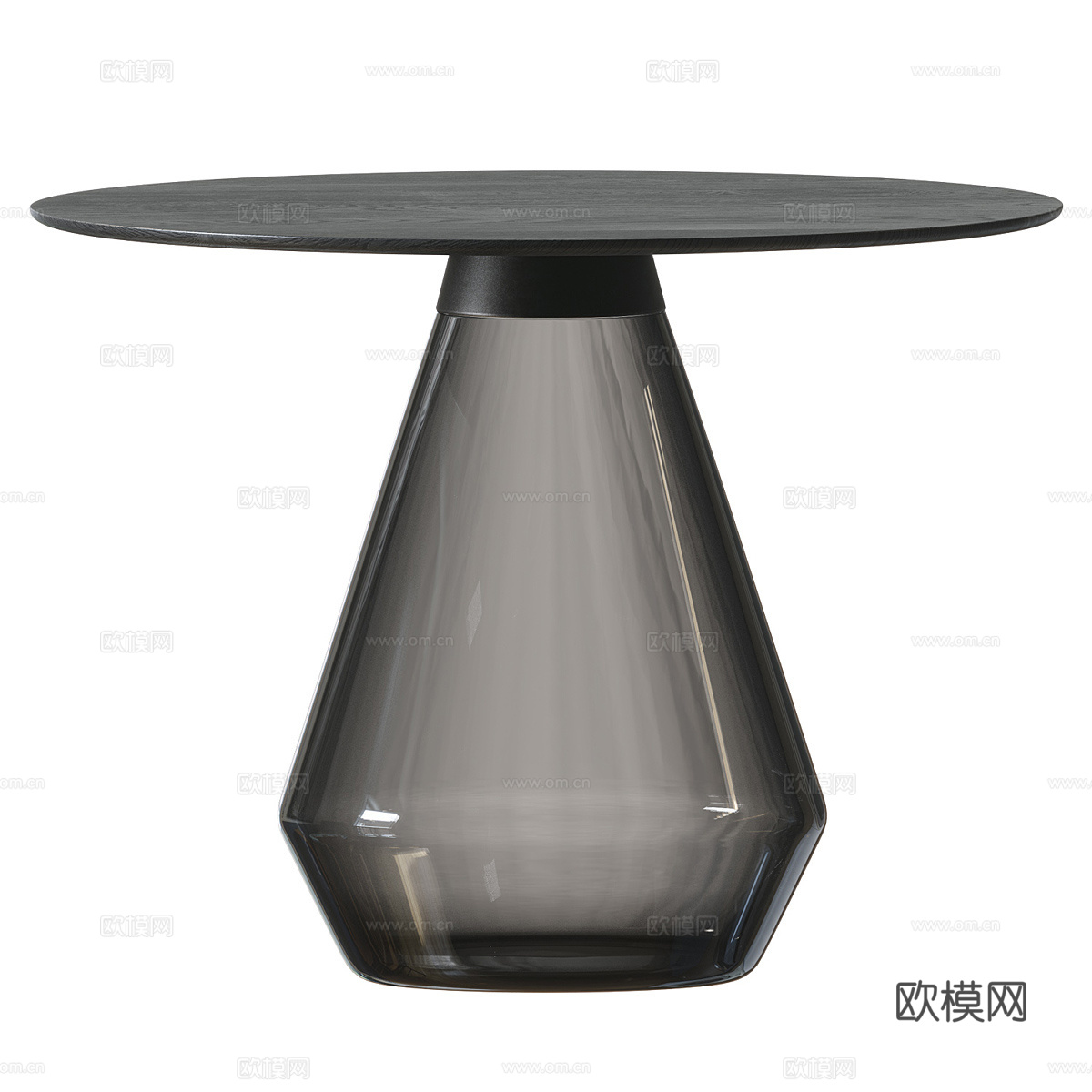 现代意式极简圆茶几组合3d模型