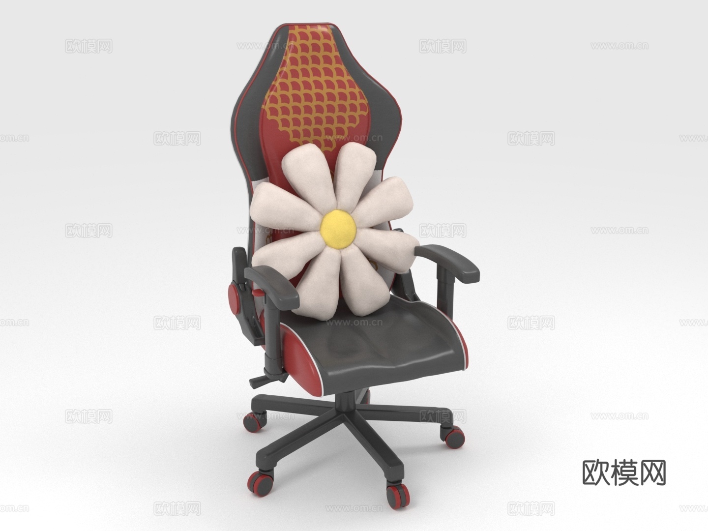 电竞椅 电脑椅 办公椅 椅子 座椅3d模型