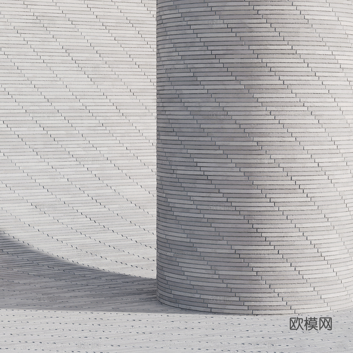 砖墙3d模型