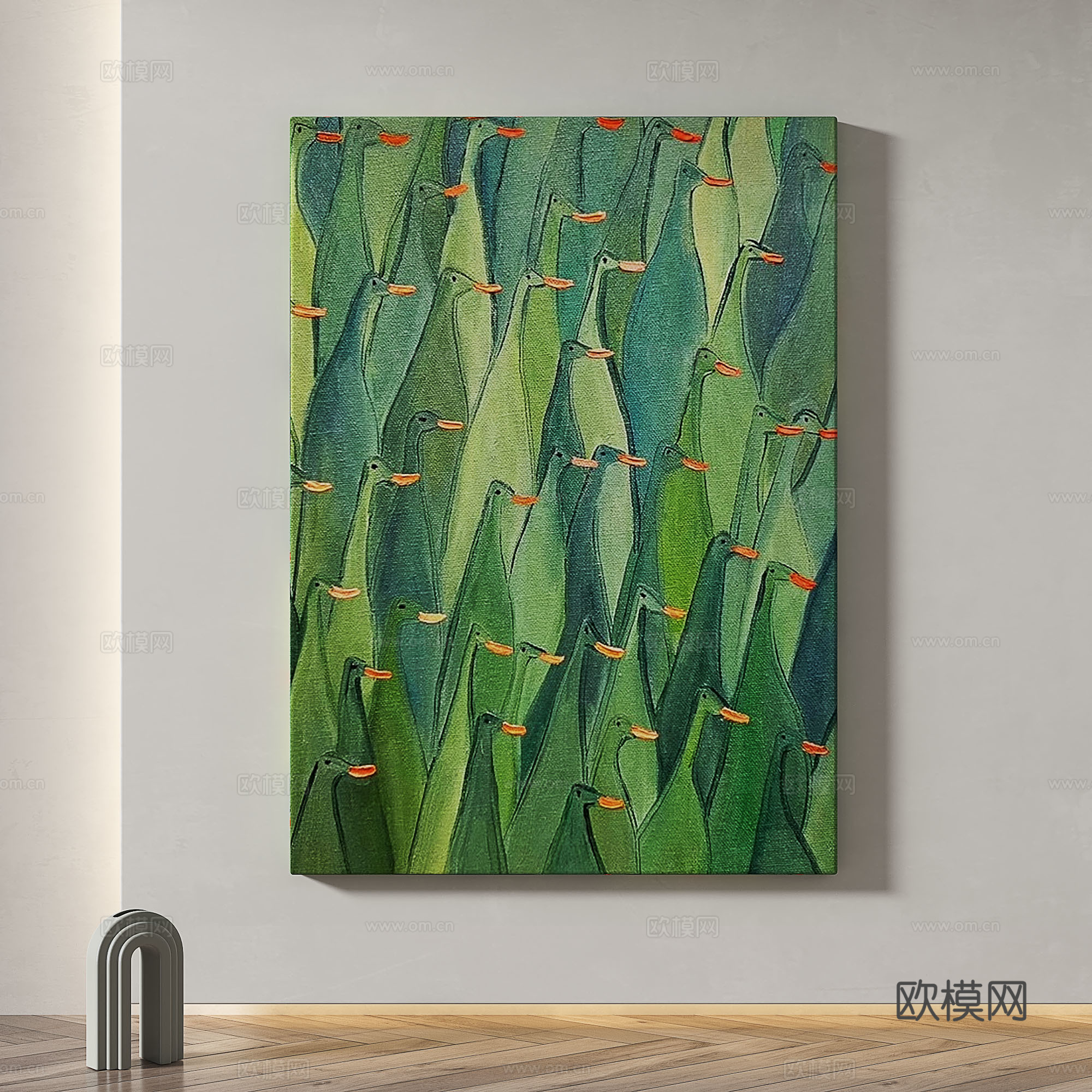 现代，简约，抽象，轻奢，侘寂，肌理，装饰画3d模型